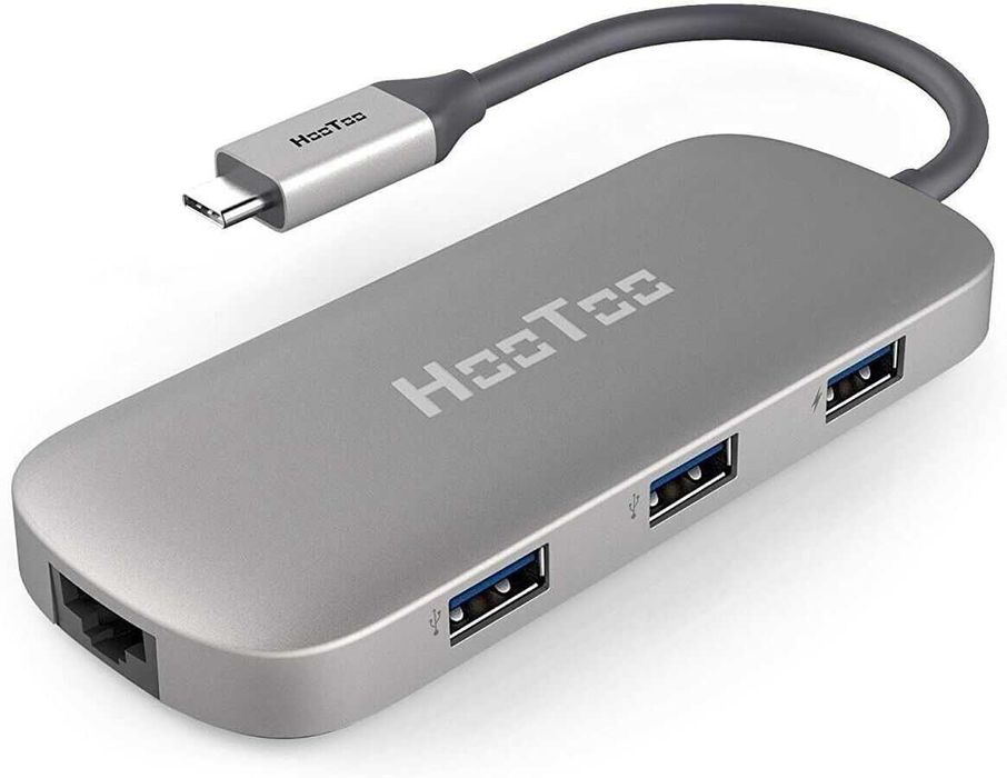 Адаптер Xiaomi HooToo HT-UC007 USB-C для Mac та PC w/HDMI, Ethern, OTG