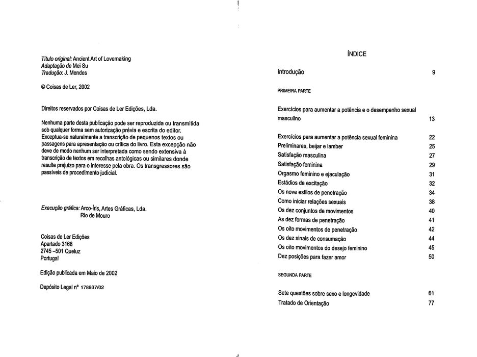 "1001 Noites de Amor e Prazer" de Huang Ti (Imperador Amarelo) [Novo]