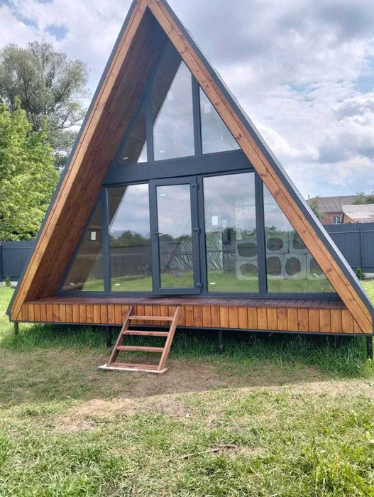 Домокомплект каркасного будинку типу А-фрейм