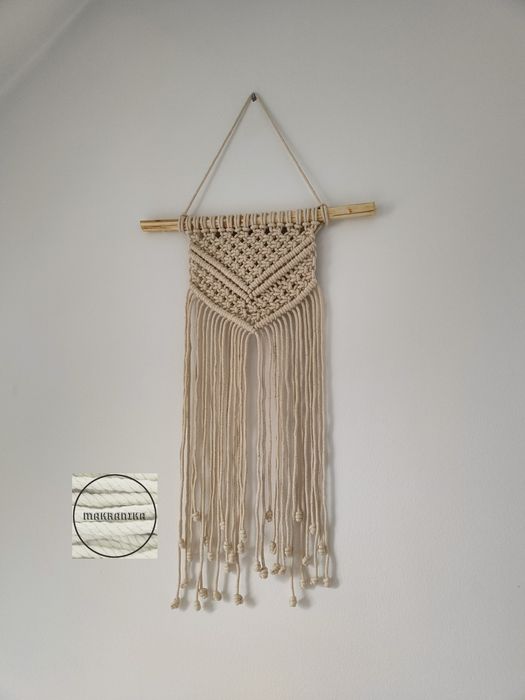 Makrama 'boho' dekoracja rękodzieło
