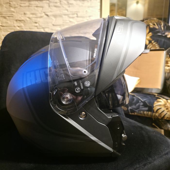 Kask HJC i90 szczękowy, rozm. [S 55-56], stan jak nowy, Pinlock