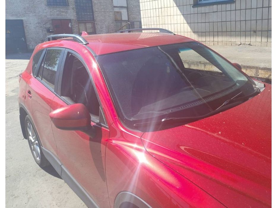 Mazda CX-5 2012-2017 рр. Рейлінги Skyport Black (2 шт)