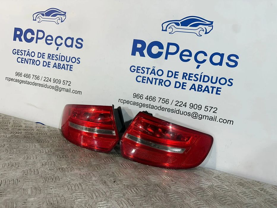 Conjunto Farolins Tras Traseiro Direito Esquerdo Original Audi A3 8P
