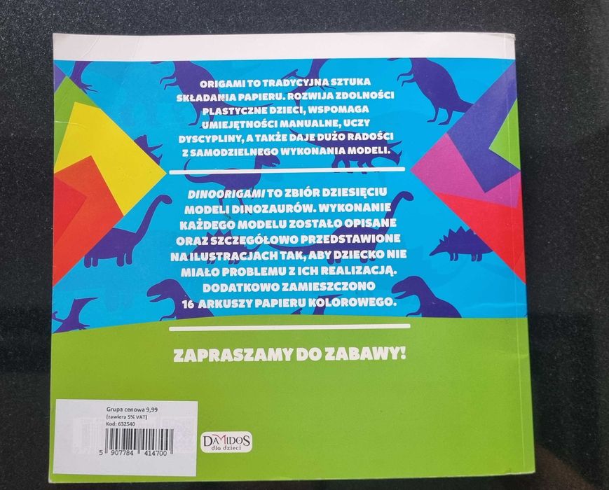 książka Dino origami