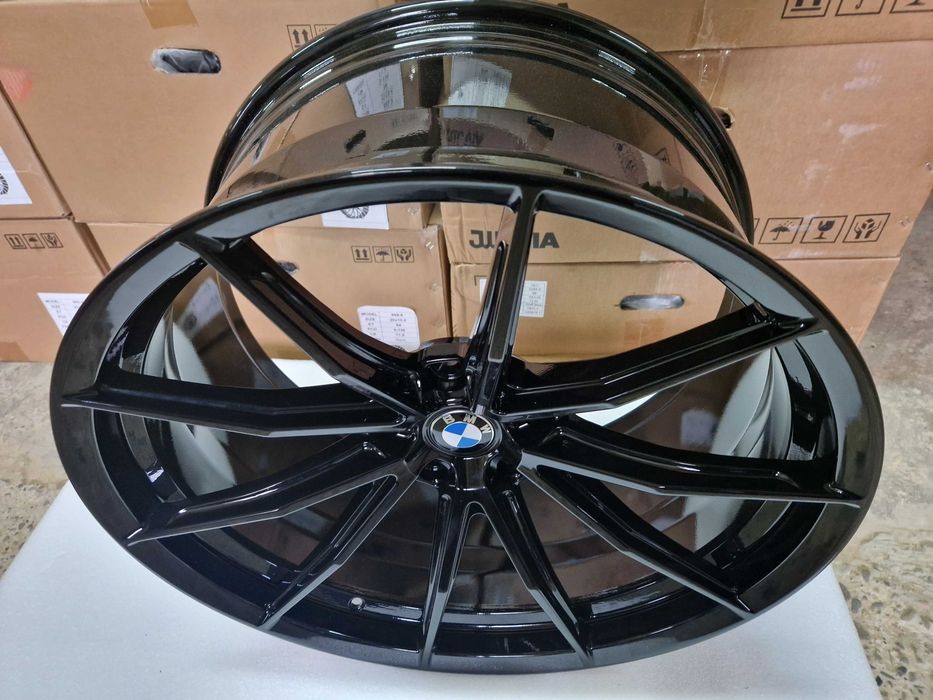 Кованые Диски новые разноширокие R22 R21 5x132 для BMW M5 G90/G99 Satin Gloss Black