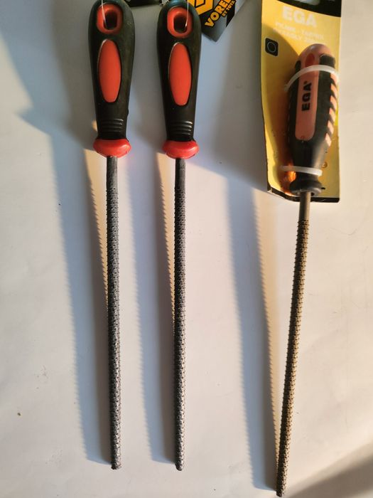 Trzy sztuki pilnik okragły 200mm