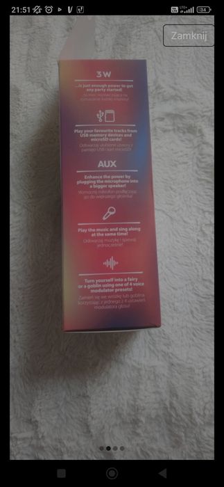 Mikrofon Karaoke bluetooth speaker bms-300