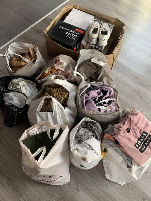 Karton/Paka ubrań rozmiary od XS-M