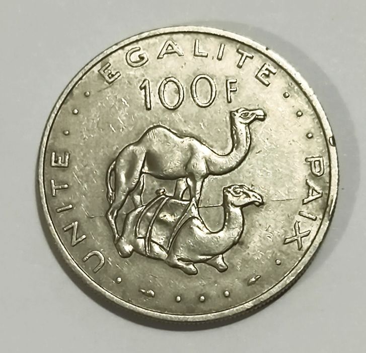 Moeda 100 Francos do Djibouti