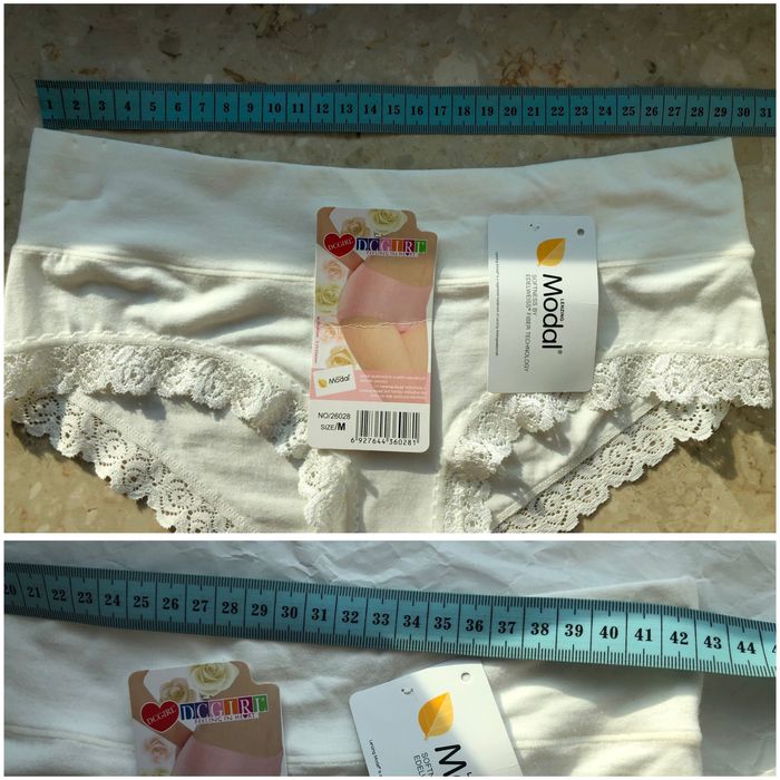 Majtki modalne kremowe M DC Girl