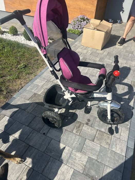 ecotoys Wózek rowerek 2w1