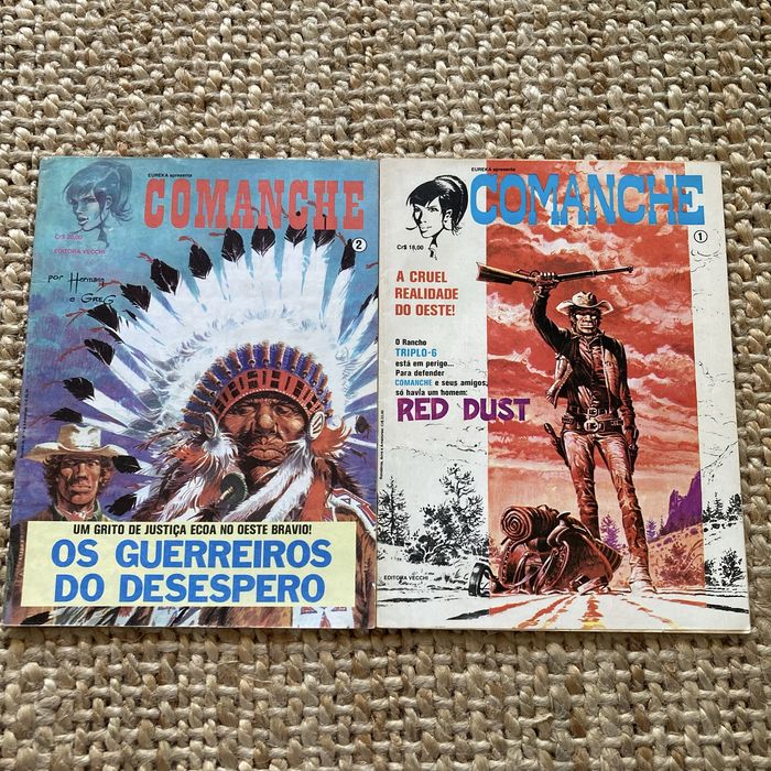Comanche Hermann & Greg 8 Livros + 2 Revistas