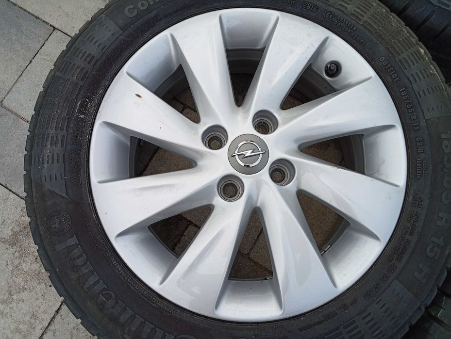 4x Felgi Aluminiowe oryginalne OPEL 4x100 6Jx15 ET39