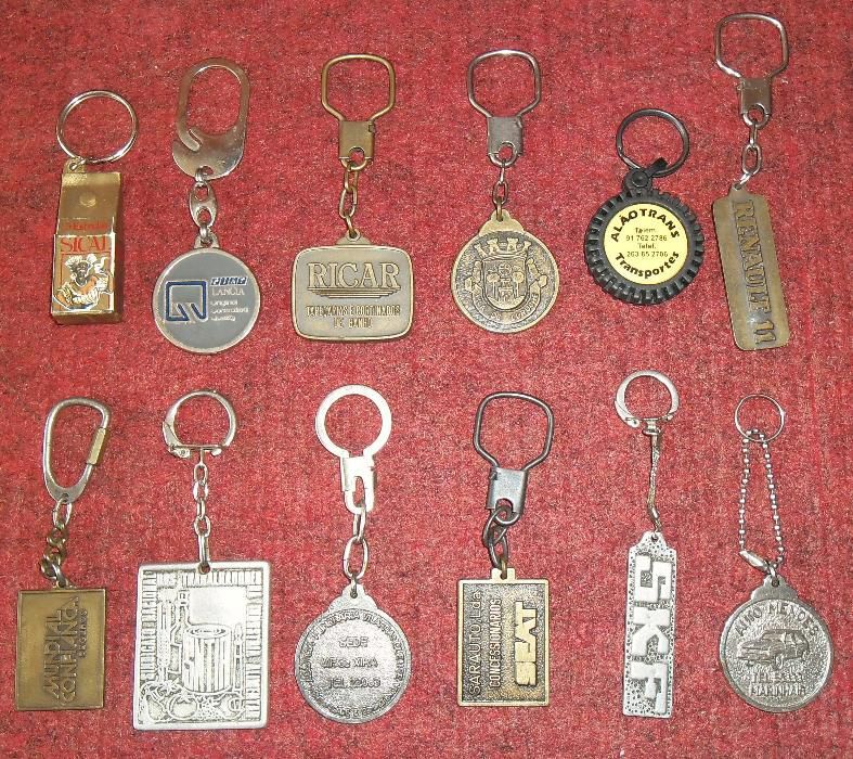 Colecção de Porta Chaves Antigos