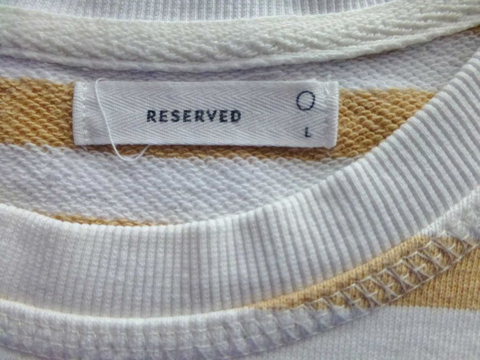 Reserved bawełniana damska bluza w paski M L
