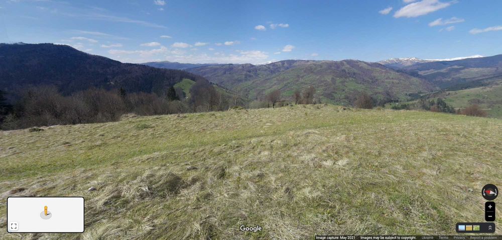 Продам мальовничу земельну ділянку в Карпатах, гора Петрос, Говерла.