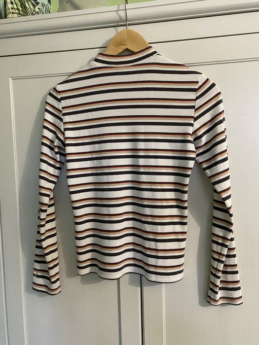 Sweter w paski Levis S bluzka prążkowany półgolf