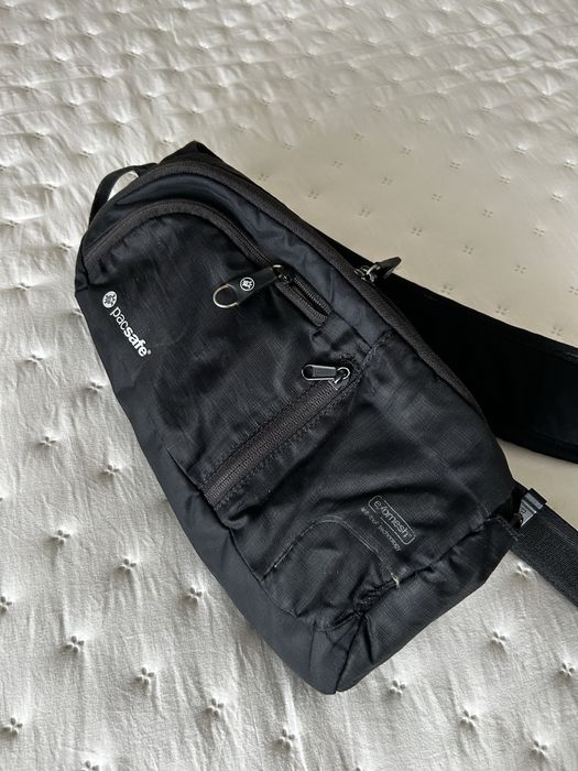 Pacsafe saszetka antykradzieżowa slingbag  plecak