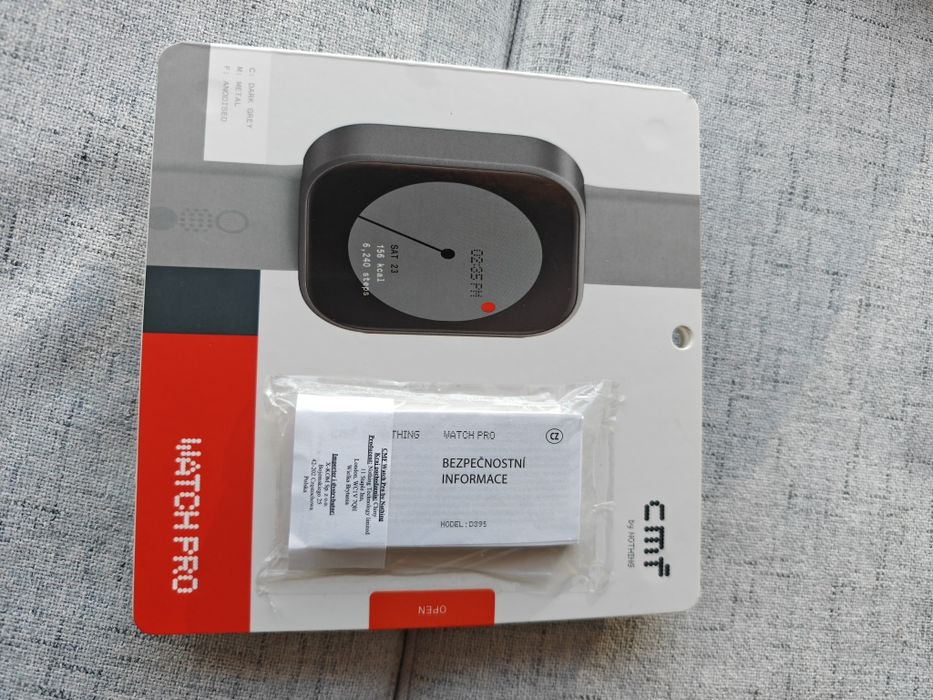 Smartwatch CMF Watch Pro, szary, nowy