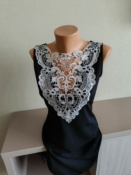 Плаття сукня жіноча чорна вишивка