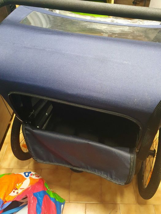 Atrelado de bicicleta Polisport/ Redutor para bebé