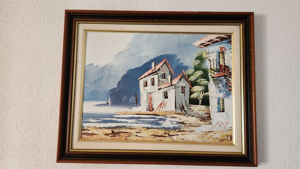 Vendo quadro com pintura decorativa