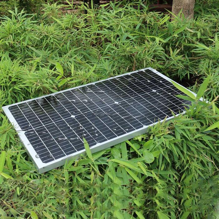 Painel solar placa  rígido 12v  80w monocristalino