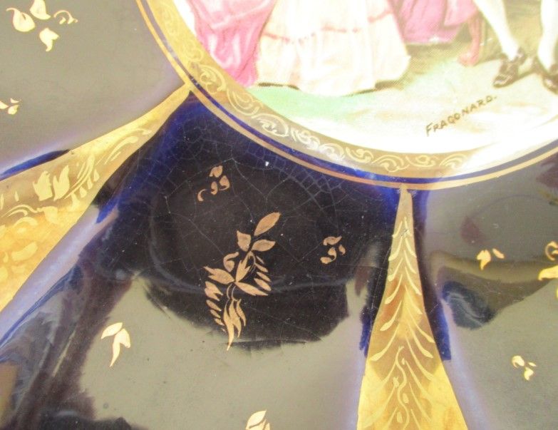 Grande prato em cerâmica Estatuária Artística de Coimbra