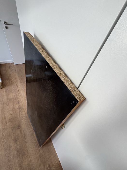 Bancada de cozinha preto brilhante