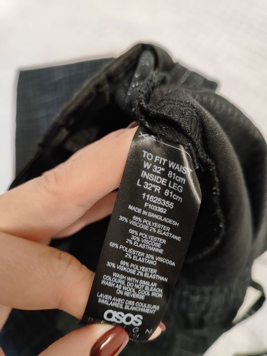 Spodnie damskie eleganckie basic Asos 32