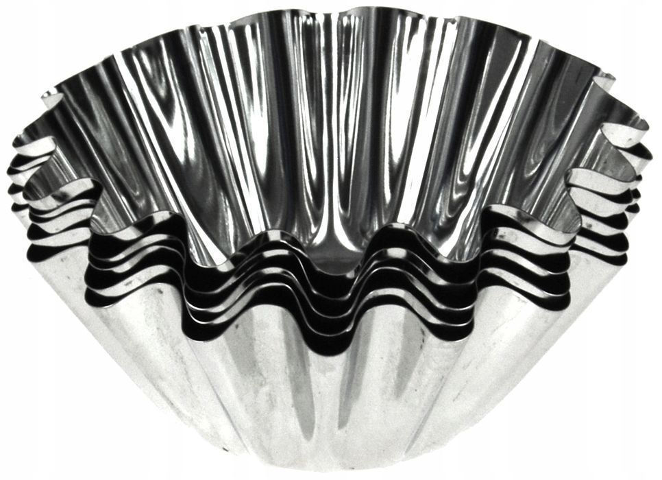 Foremki Na Babeczki Muffinki 5 Szt 110 Mm Metalowe
