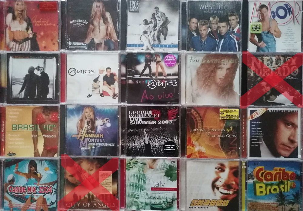 Lote + 70 CD's música originais em excelente estado