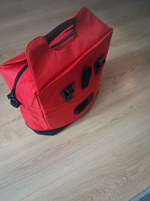 Nowe torby rowerowe na bagażnik 2x10L z pokrowcem