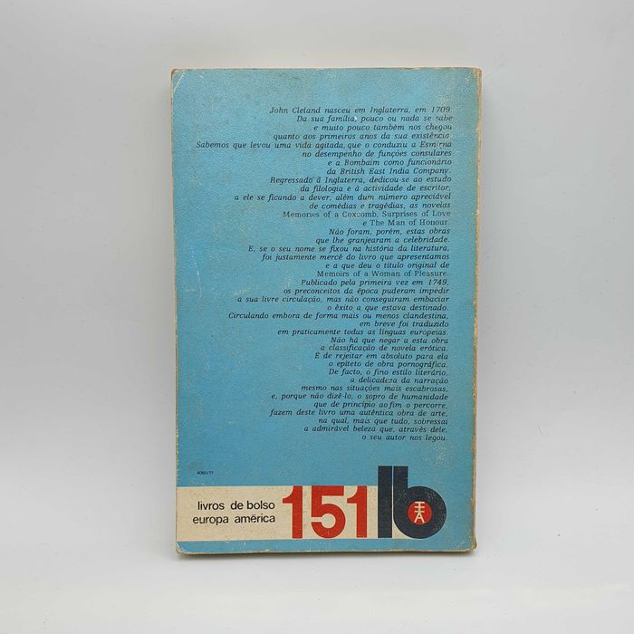 Livro - John Cleland - Fanny Hill - Ref-PA6
