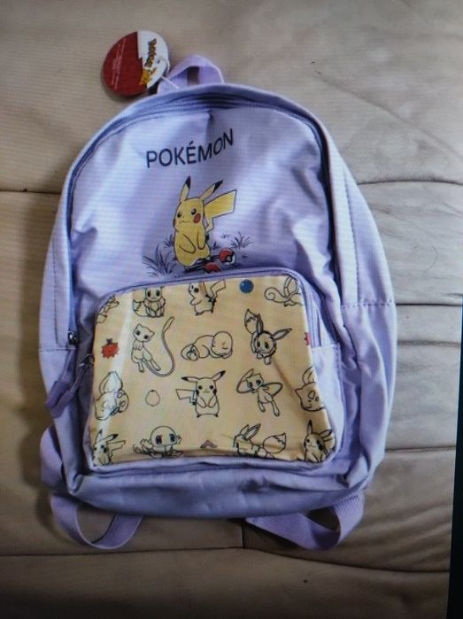 Nowy Plecak Pokemon Pikachu dziewczynka
