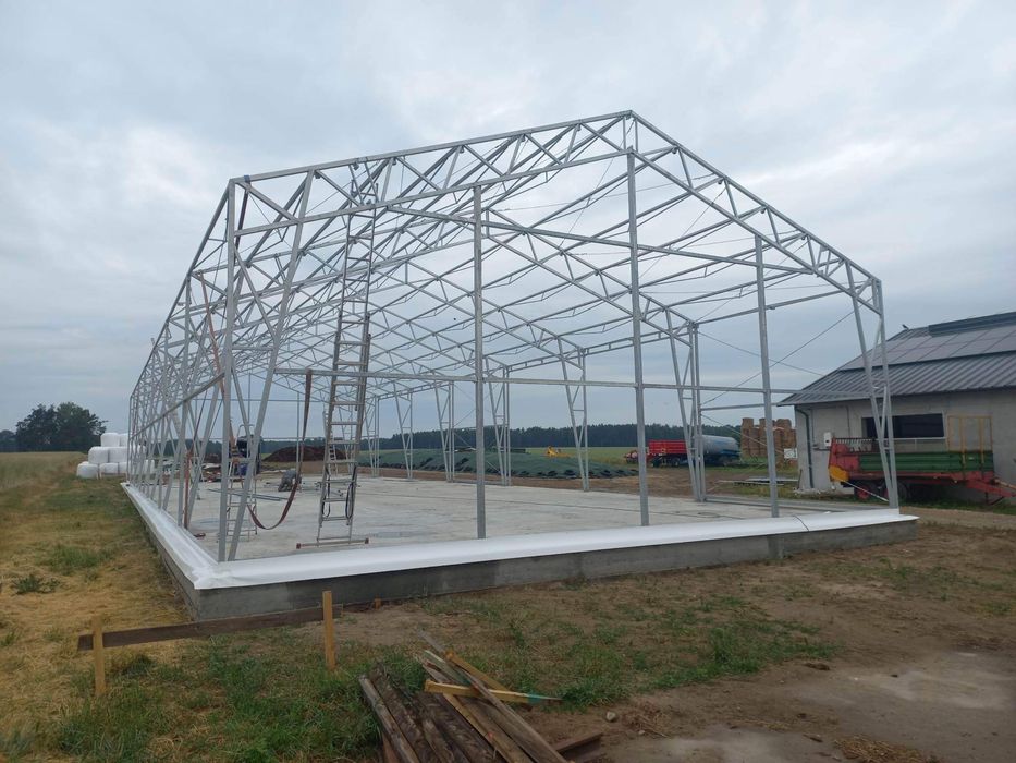 Konstrukcja stalowa Hali namiotowej 10x20x4 KON-STAL OD RĘKI