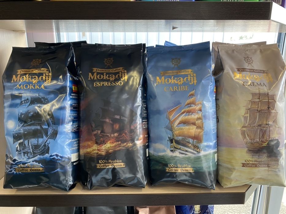 Кофе в зернах "Mokadji Mokka" 1100 гр.( Мокаджи Мокка)