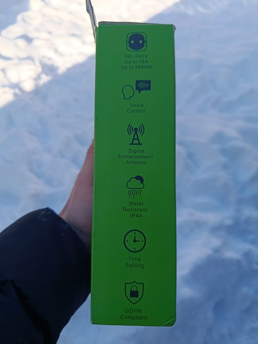 Smart розетка вулична 3840W 16Ah ip44