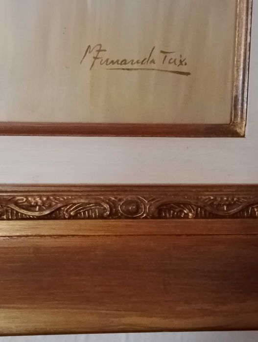 Pintura a óleo pela pintora Fernanda Teixeira.