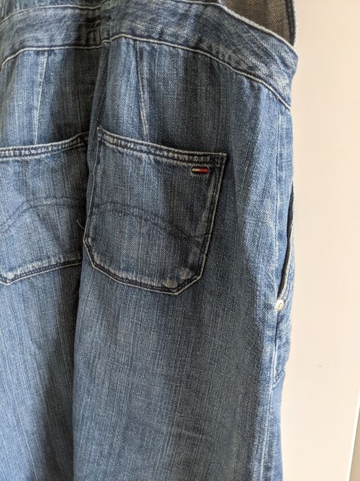 Tommy Hilfiger Denim spodnica na szelkach ,ogrodniczka, jeans rozm 38