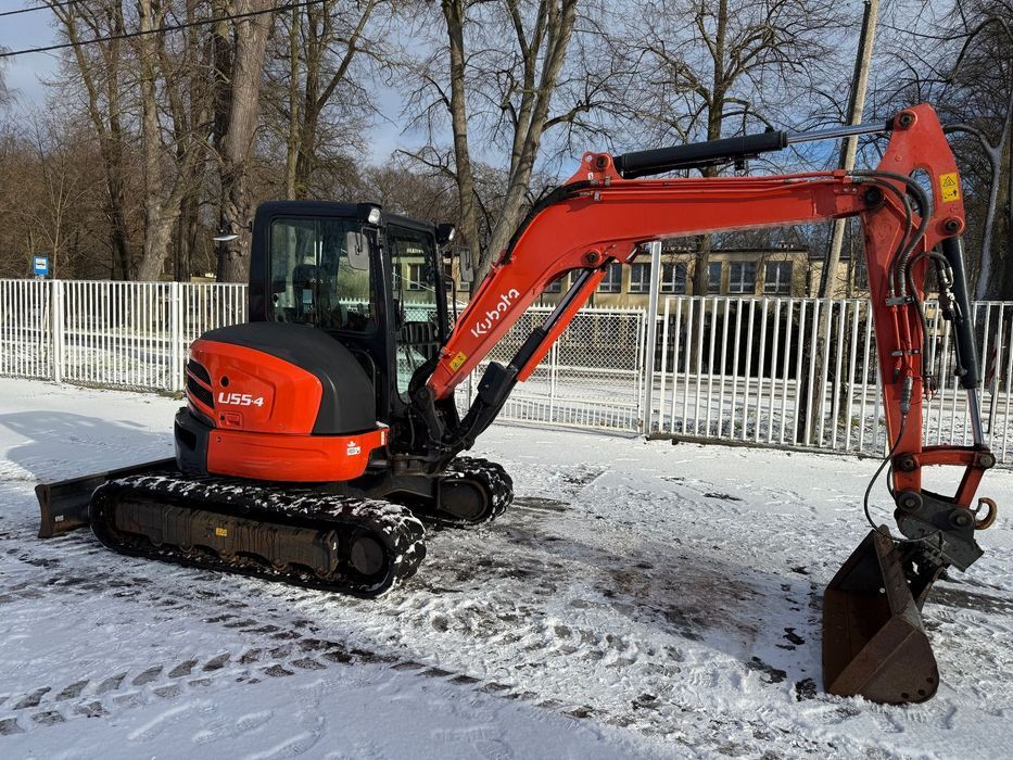 Kubota Minikoparka U55-4  Tylko 1500 Mth | Szybkozłącze Lehnhoff MS03 | 2 Łyżki