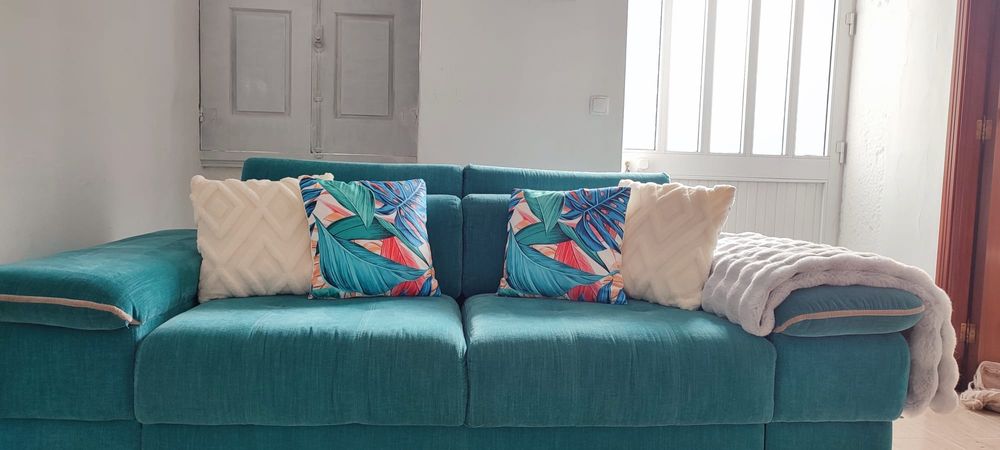 Sofá 200x105 - Assentos Extensíveis e Costas Rebatíveis