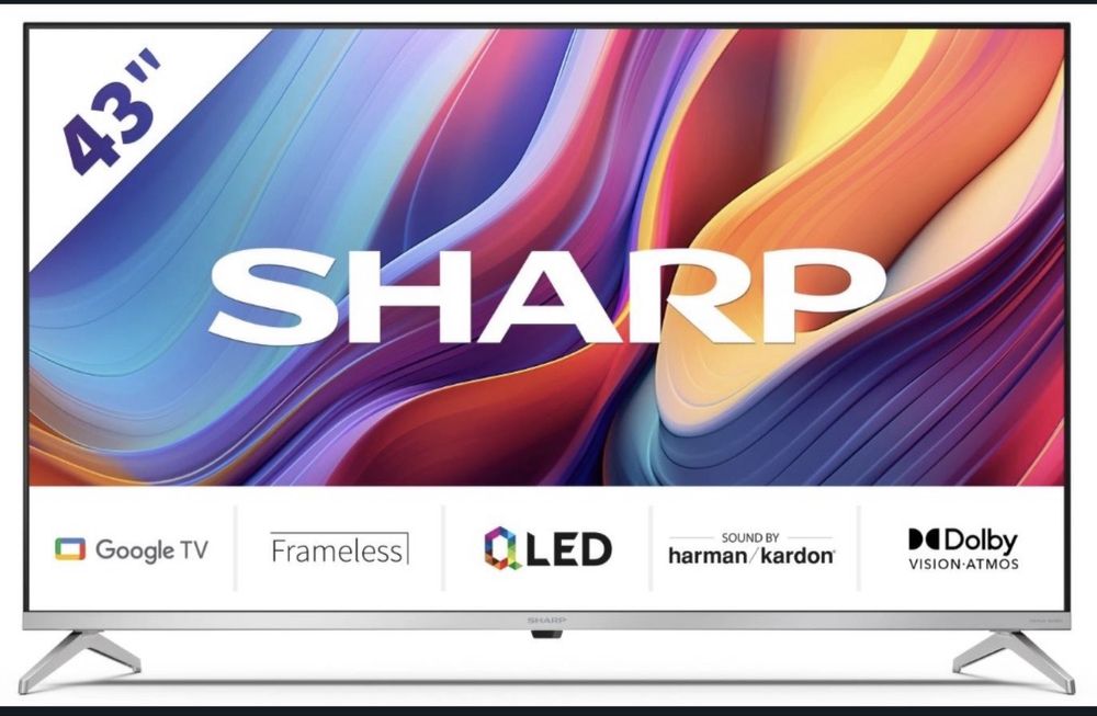 Продам телевізор на гарантіі Sharp 4T-C43GP6265ES