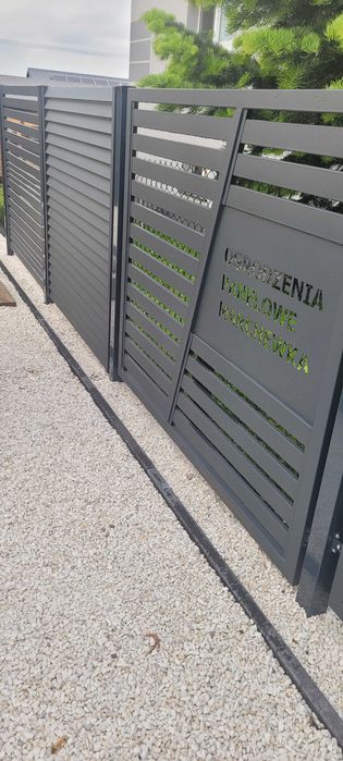 brama przesuwna palisada/ogrodzenie palisadowe