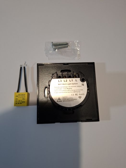 Розумний вимикач Tuya Wi-Fi + RF433 (Без нуля) | Новий, у плівці