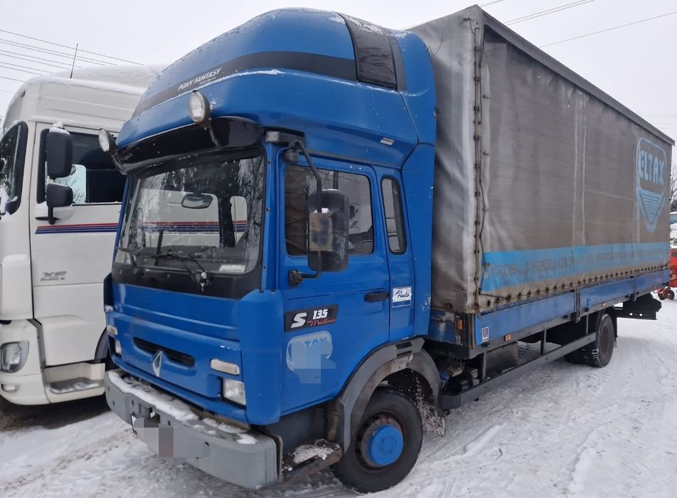 Renault midliner 135 magnum mack daf 95 ati kabina sypialna plandeka