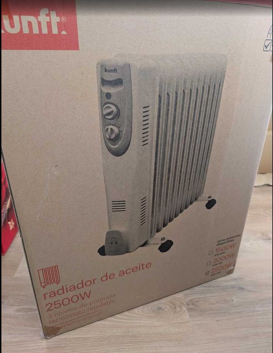 Aquecedor a Óleo Kunft 2500W - Como Novo (Com Garantia)