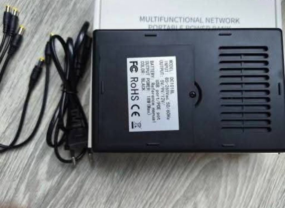 ДБЖ + 4 акамулятора Panasonic 3400mah  UPS -DC1018L  для роутерів  мод