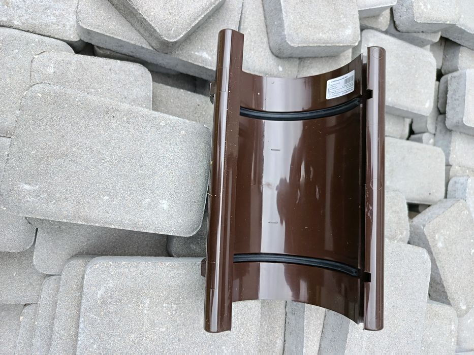 Złączka rynny  125mm BRYZA brąz RAL 8017