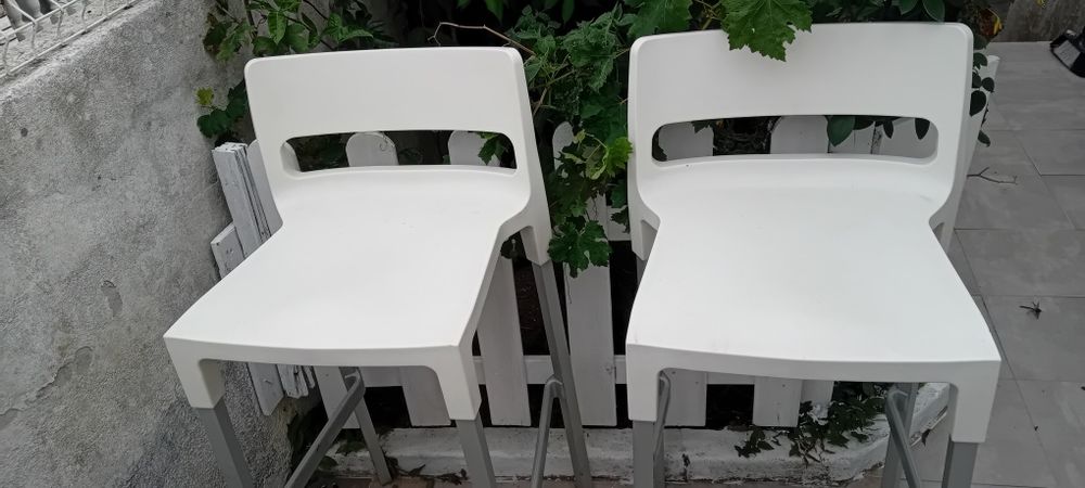 Conjunto cadeiras altas exterior ou interior